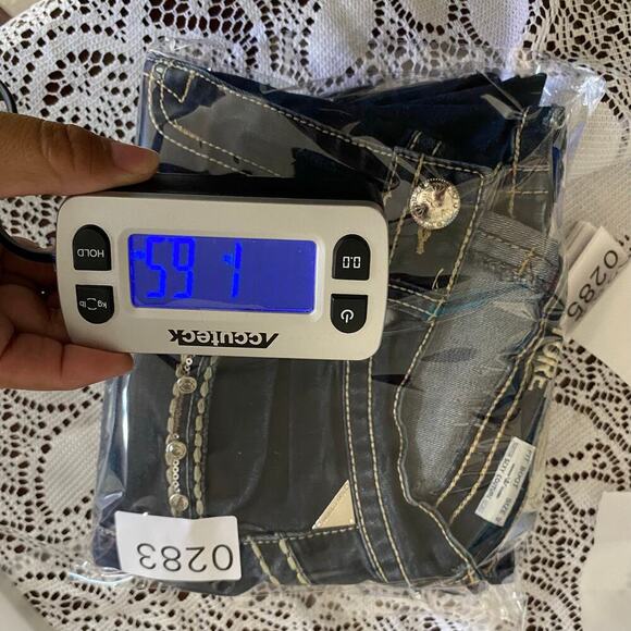 Sexy Couture Boot Fit Size 9 Western Jeans Embelish Bling Embroidery Backpocket - Picture 11 of 11